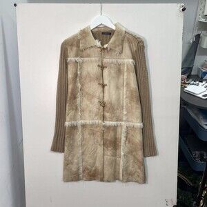 No Brand Women's Tan and Brown Coat